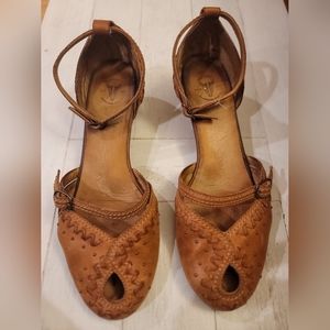Frye Tess ankle strap shoes